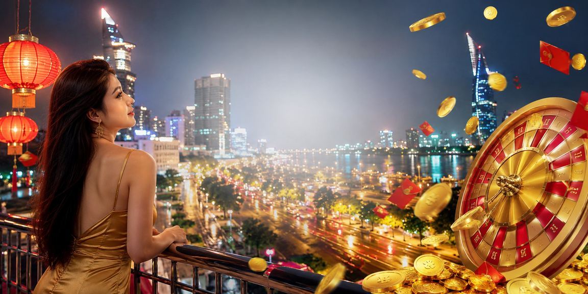 Roulette và Thể thao ở Hồ Chí Minh Roulette phương Tây với đèn lồng truyền thống tại Hồ Chí Minh