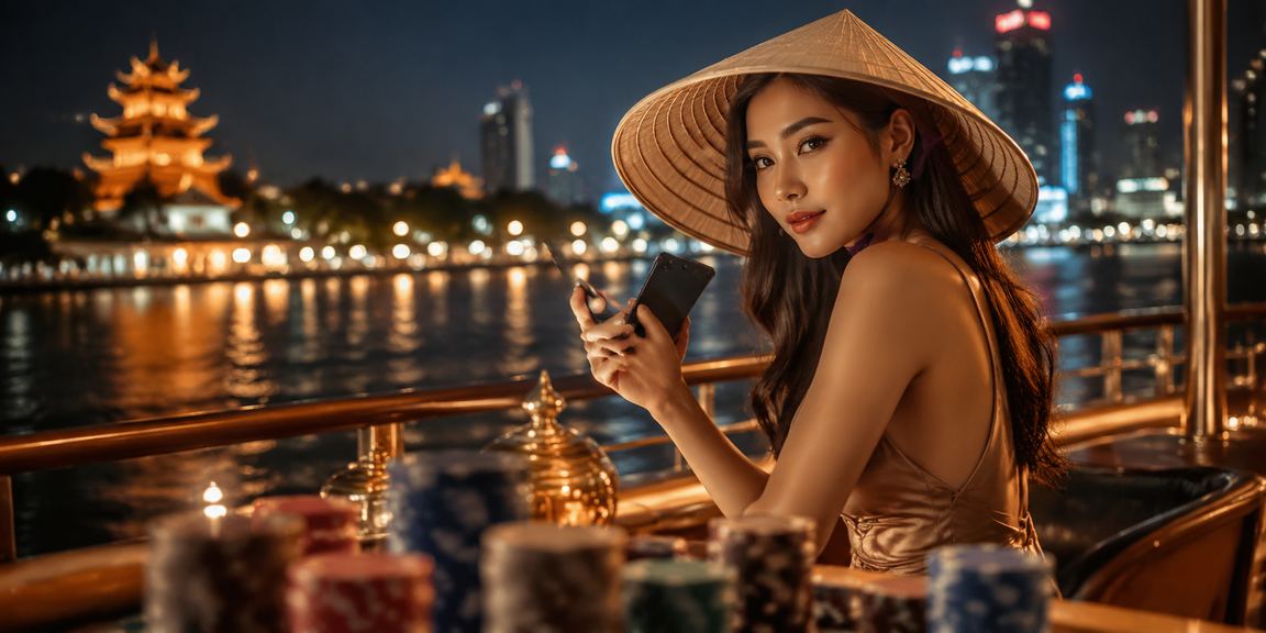 Người dùng Sài Gòn chơi casino di động với nón lá – hình ảnh đặc trưng văn hoá Việt Nam